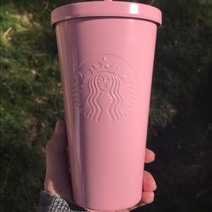 Millennial Pink Starbucks Tumbler Limited Edition
